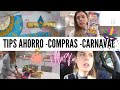 TIPS DE AHORRO + DECORACION + DISFRAZ CASERO CARNAVAL🎉// FAMILIA BOMBONASO