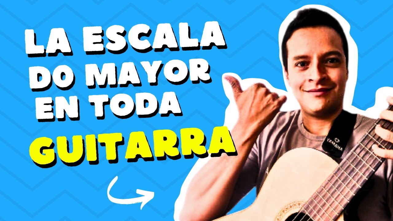 El mejor EJERCICIO para APRENDER la ESCALA de DO en toda la GUITARRA ...