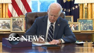 President Biden signs American Rescue Plan