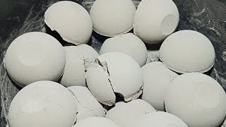 Fresh pure cement bowls hard crumbling 🤤😍 Satisfying video ASMR Love Cement