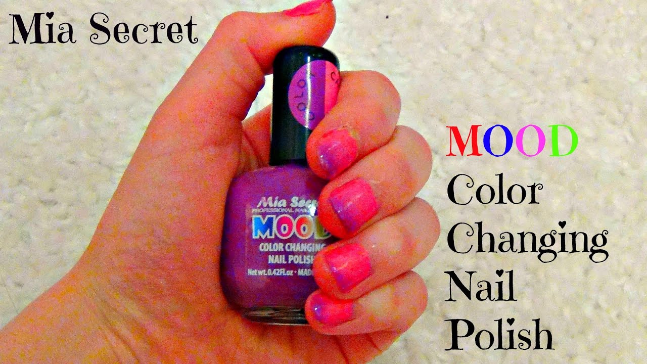 mia secret color changing nail polish