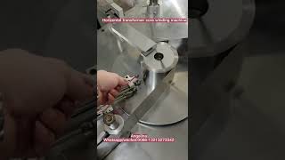 Horizontal transformer core winding machine