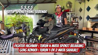 TIPS PEMILIHAN SPOKET UNTUK GENG HIGHWAY & GENG KONVOI, Serius mmg ada BEZA