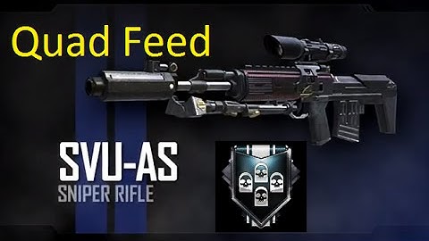 Black Ops 2: SVU-AS Quadfeed on Standoff !! [HD]