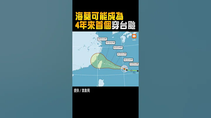 【颱風】海葵可能成為4年來首個「穿台颱」 - 天天要聞