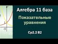 СР 2.2 Показательные уравнения