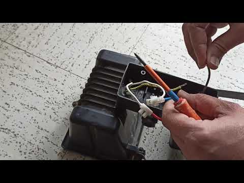 Comment brancher ou installer un projecteur avec détecteur de mouvement a l'extérieur