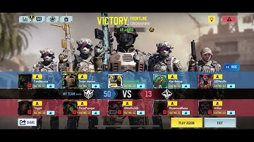 Sniper Mastery Full Gameplay |Frontline Domination on Crash - CODMobile"