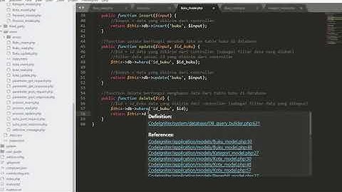 Tugas Besar 1 Pemrograman Web 2 (Penjelasan CRUD pada Codeigniter)