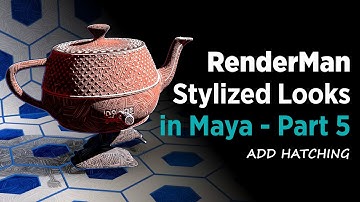 Adding a PxrStylizedHatching Filter. RenderMan Stylized Looks in Maya Part 5