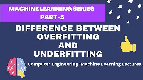 Difference Between Overfitting And Underfitting In Machine Learning Model | #machinelearning #35