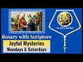 A Scriptural Rosary with Latin prayers Joyful Mysteries