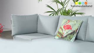 Vivero Loungeset 8-Delig - Mint Grey - Tuinmeubelland