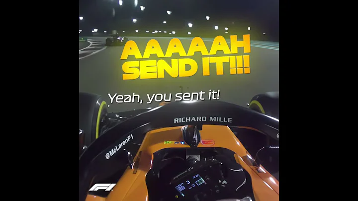 When Carlos Sainz sent it in Abu Dhabi #Shorts