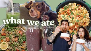 what we eat in a day 🤗 simple meals to make at home