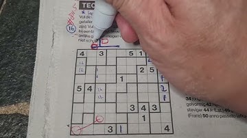(#8115) Saturday. Tectonic01 Sudoku puzzle. Bonus Extra edition. 03-02-2024 Extra part 4 of 4