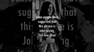 BEATLES: Did John Lennon say 'Evil-Jew-Shun' in the Revolution backing vocals? #beatles #revolution