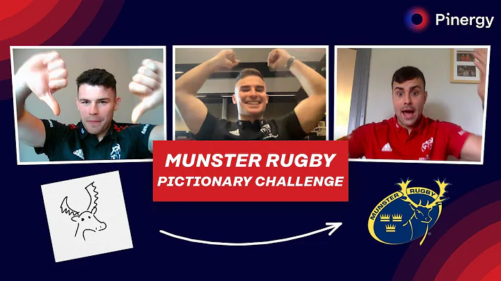 Munster Rugby stars take on the Pictionary Challen...