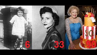 Betty White from 0 to 99 years old