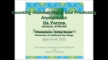 2022 AWM Research Symposium Emerging Talent Lecture- Ila Varma