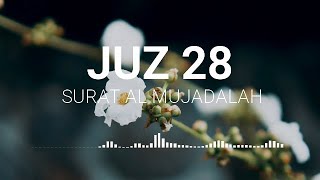 Juz 28 AL Mujadilah Irama hijaz Merdu.