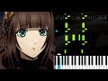 [Code:Realize: Sousei no Himegimi OP] &quot;Kalmia&quot; - Mia REGINA (Synthesia Piano Tutorial)