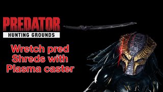 *NEW*WRETCH PREDATOR MASK,THEY GOT SHREDED BY PLASMA CASTER-Predator hunting grounds