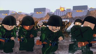 HUGE Lego D-DAY INVASION! | MASSIVE WW2 Beach Landing! (Cinematic)