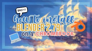 How To Download Blender On Chromebook Herunterladen - roblox studio download chromebook welcome