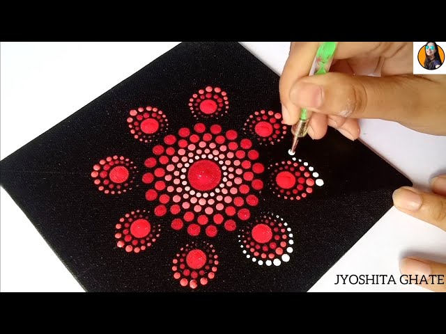 How to make Dot Art| How to use dot Art tools for beginners| Easy Dot Art Mandala Tutorial| class=