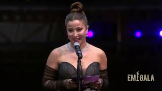 Mayssa Karaa wins one of the Star of the Night awards at The EMIGALA 2023