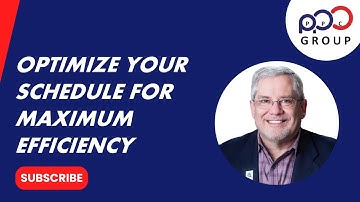 Optimize Your Schedule For Maximum Efficiency