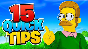 15 Quick Tips Every Fortnite Player Needs To Know In The Simpsons Season (Fortnite Zero Build Tips)
