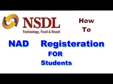 NAD or NSDL Registration For All Students