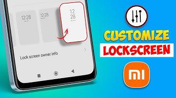 How To Customize Lock Screen Clock Format On Xiaomi Phones | Change Clock Font on MIUI Lock Screen
