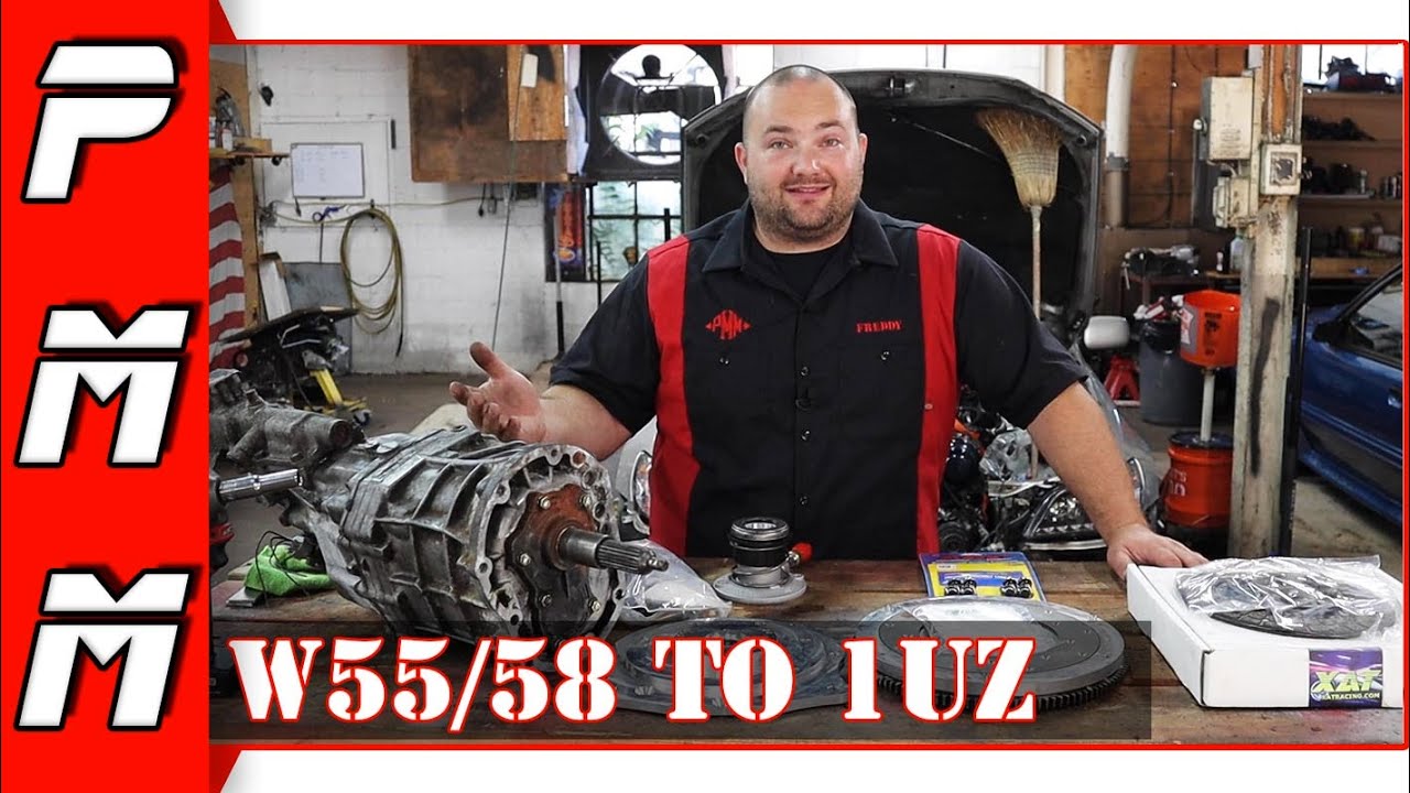 Lexus IS300 1UZ Swap Pt3 W55 to W58 Swap + Bell Housing Conversion