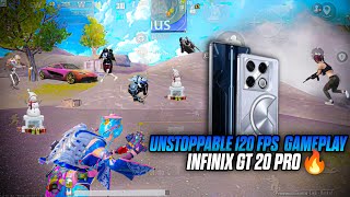 UNSTOPPABLE 120FPS GAMEPLAY😱• INFINIX GT 20 PRO🔥 • LIVIK GAMEPLAY 🥵•BGMI