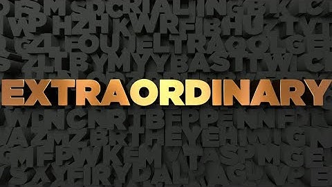 Ordinary vs extraordinary?