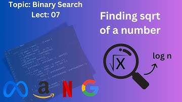 Find Square Root of a Number | Binary Search Series | Efficient Approach Explained