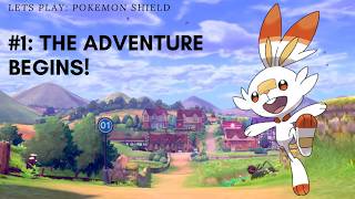 Pokémon Shield Scorbunny Starter Playthrough – Episode 1 | Galar Journey Begins