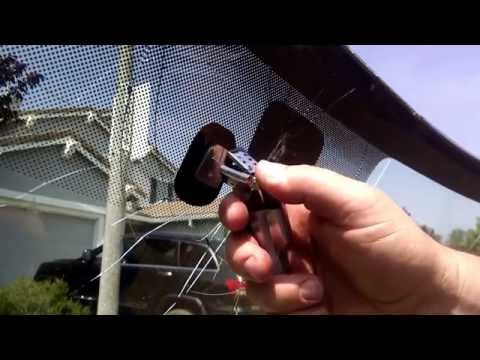 How To Remove Rear View Mirror Button On A Ford F150