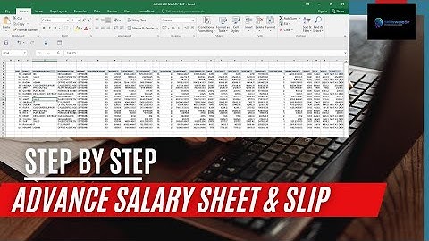 How to Create a Salary Slip in Excel | Step-by-Step Guide