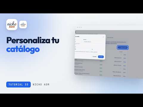 Cómo personalizar tu catálogo de cuentas en Nicho ADM | Tutorial 33