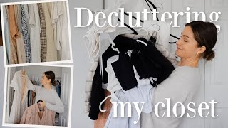 Decluttering My Closet | on my way to a capsule wardrobe...