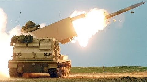 M270 MLRS  Multiple Launch Rocket System IN ACTION