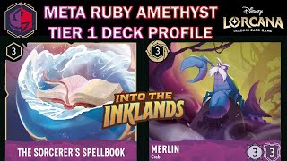 Ruby Amethyst Control Deep Dive - Deck Tech Options For The Meta - Disney Lorcana Deck Profile