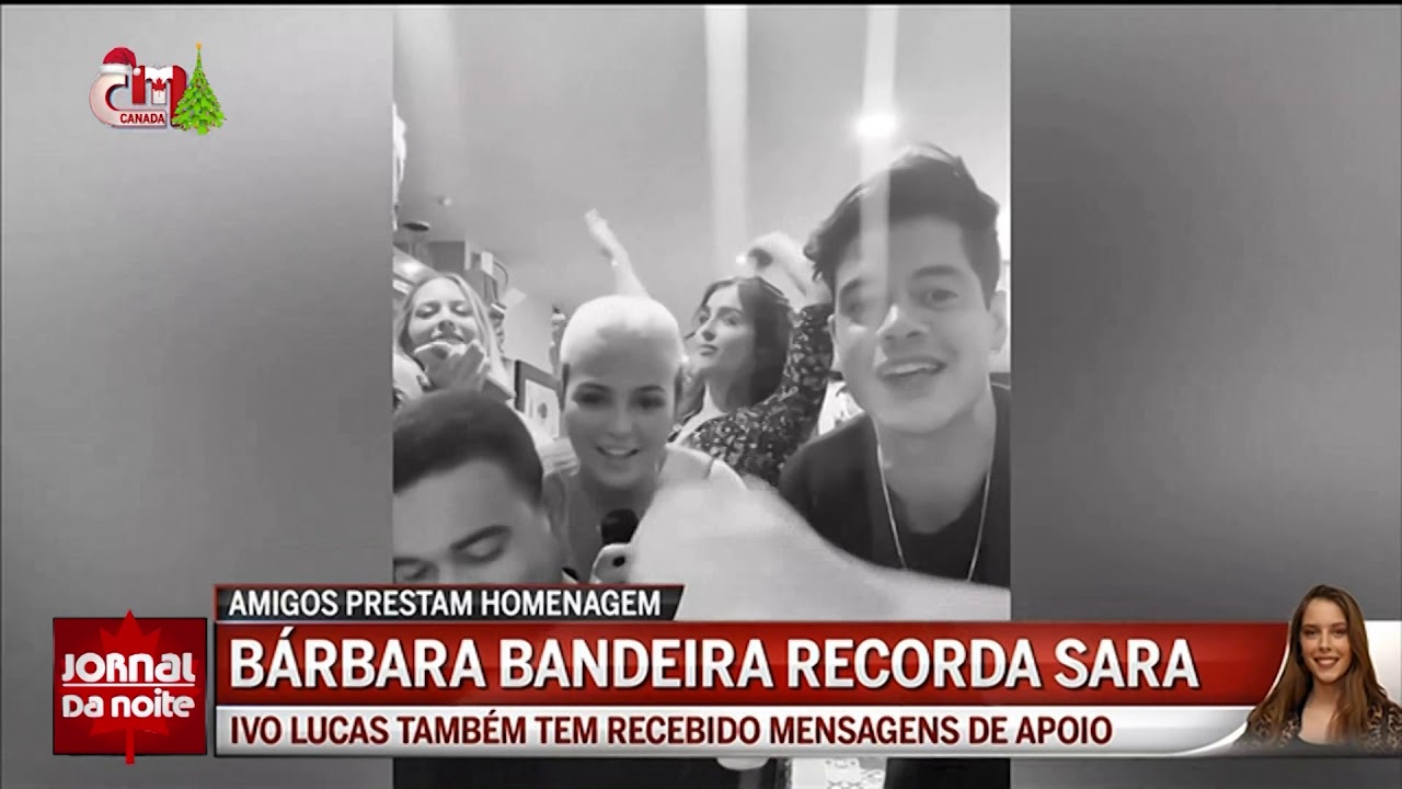 Morte de Sara Carreira - Amigos prestam homenagens. Veja a reportagem.