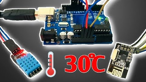 Arduino & NRF24L01 with DHT11 sending Room temperature to smartphone over Bluetooth Low Energy BLE