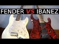 Fender vs ibanez  guitar tone comparison