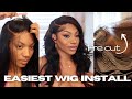 Easy Beginner Wig NO MORE CUTTING Lace! Pre-cut Lace and GLUELESS | NADULA